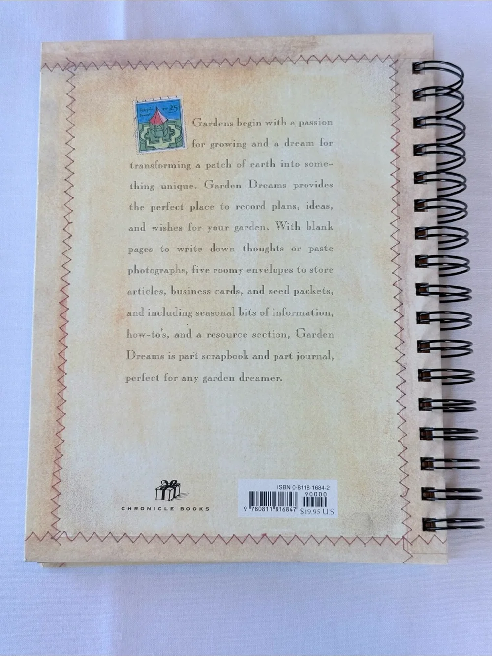 Garden Dreams Orange Tulip Spiral Notebook — Gardeners Scrapbook
